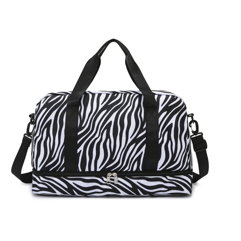 

Fitness Bag Travel Bag Luggage Bag Cow Print Sport Gym Bag Training Bag