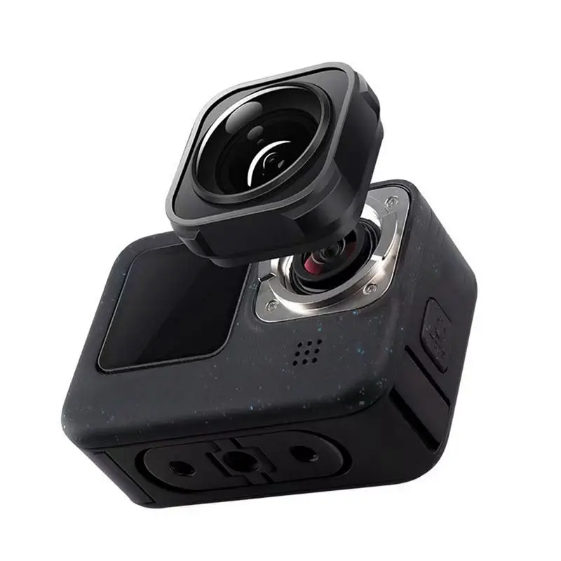 Obiektyw X12A-Max Lens Mod Wide Angle Waterproof Lens 155 °   Szerokokątny obiektyw do kamer Gopro Hero 12 11 10 9 z funkcją stabilizacji obrazu, 5M — zdjęcie produktu 2