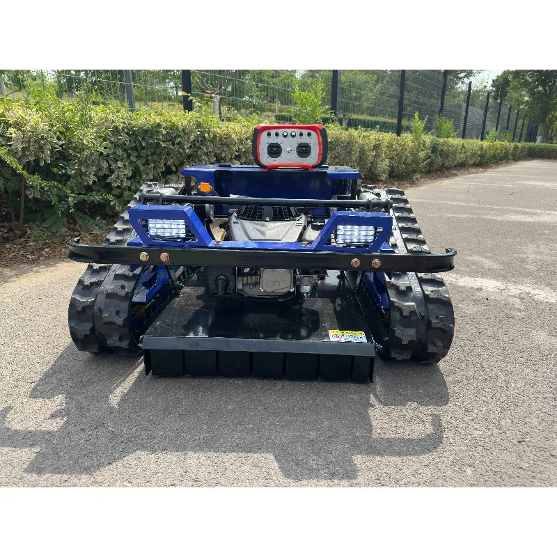 Hot Top Small Crawler Remote Control Mower Farm Grass Blade Automatic Lawn Mower Robot Simple Commercial Lawn Mowing