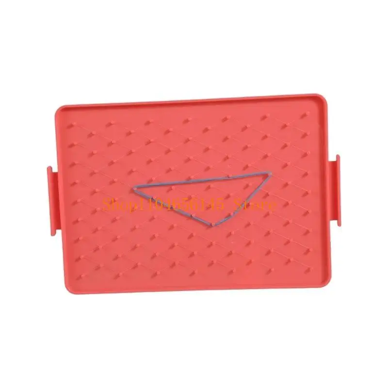 

Educational Geometry Pegboard Multipurpose Geoboard Hands On Learning Toy For Homeschooling Classroom Math Teaching