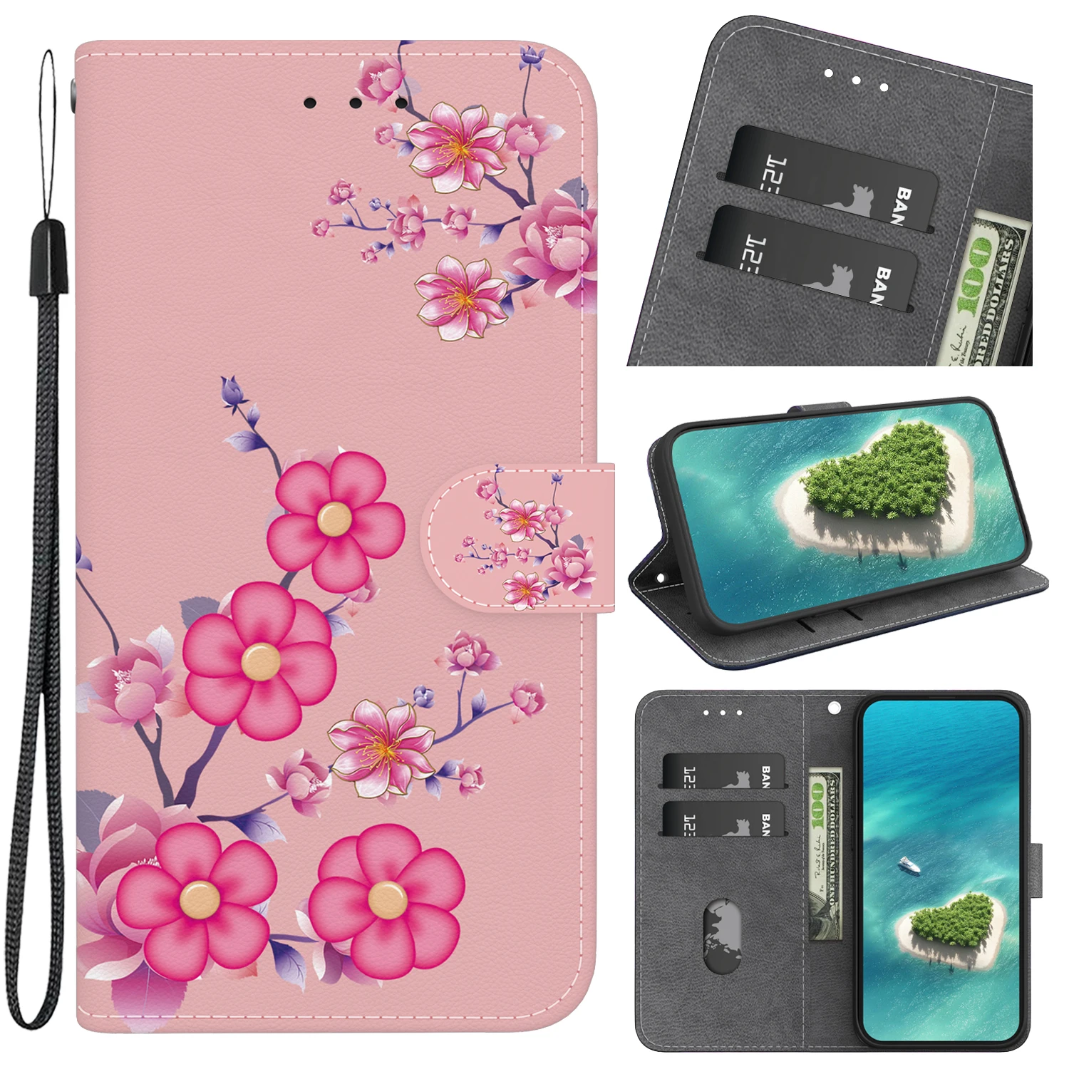 Für Samsung Galaxy S8 S9 S8 S9 Plus A6 A8 A6 Plus 2018 A51 A71 S20 S20 Plus S20 Ultra Wallet Magnets