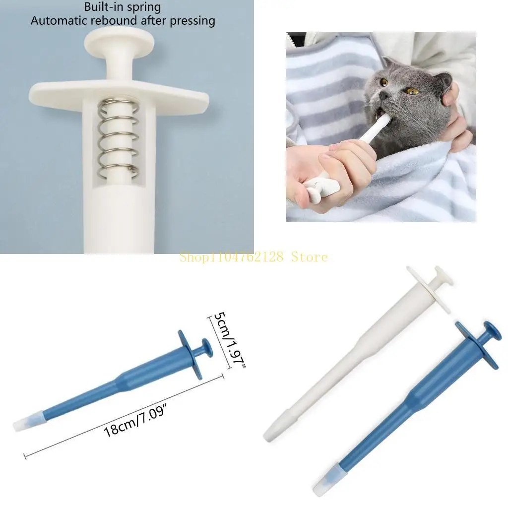 

Pet Tablet for Pill Pills Pusher Capsules Dispenser for Pets Syringes Dog Cats Feeder Tool best sale