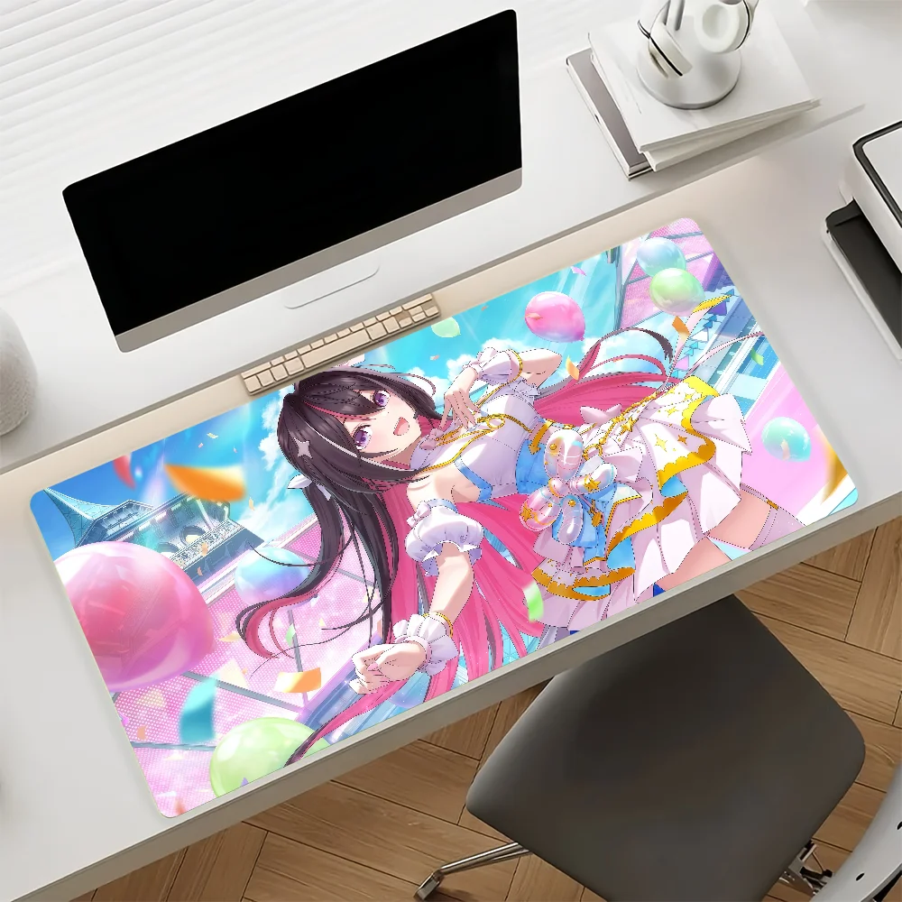 Musican A-AZKi Mouse Pad Anti Slip Rubber Edge Locked Thickened Laptop Gaming Desk Mat