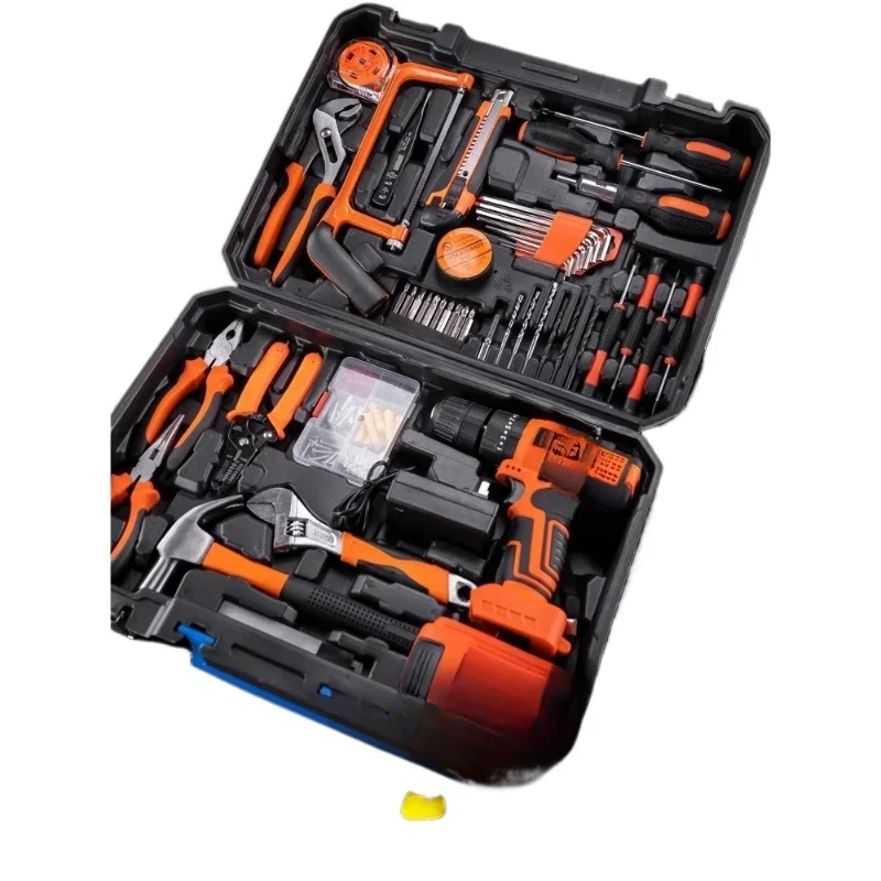 

Brushless electric drill, electric scre wdriver, rechargeable to ol set, multi-functio nal household screw ba tch