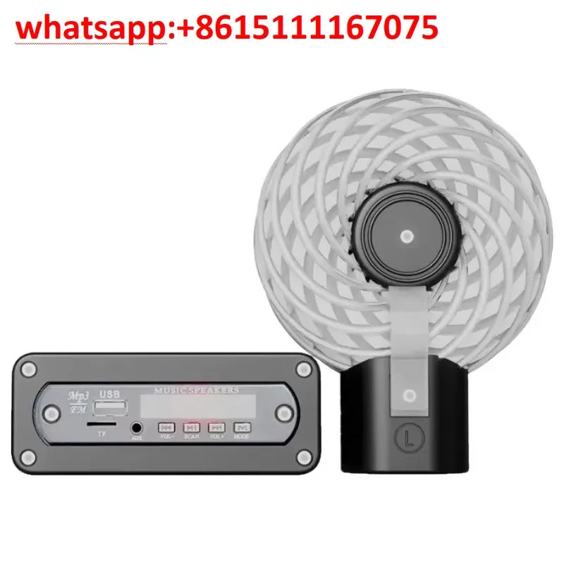 DIY Electronic Experiment Set 120mm Rotating Magnetic Coil With Matching Power Amplifier