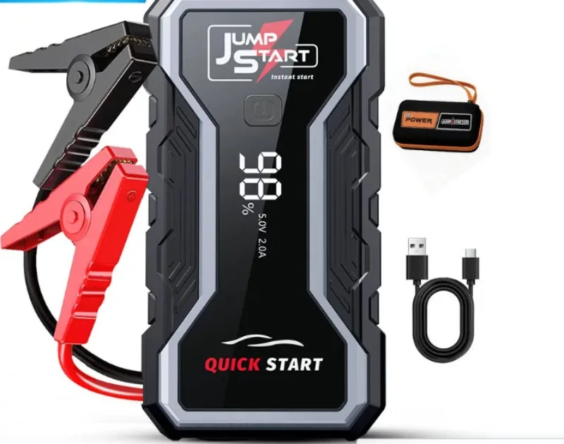 Multifunctional Emergency Car Jump Starter Portable Auto Battery Starting Power Booster