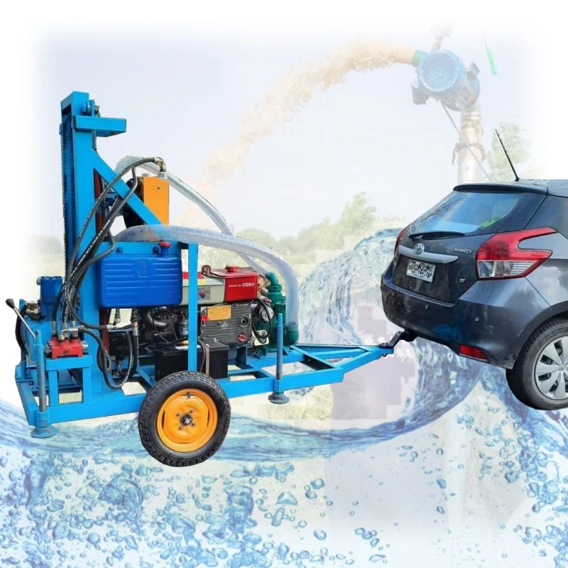 100-300m Water Well Drilling Machine Small Water Well Bore Hole Drilling Rig Well Water Drilling Machine Rig