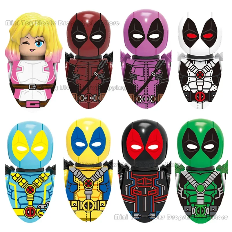 X0302 Аниме Фильмы Строительные блоки Мини-игрушки в сборе Игрушки Куклы Детские подарки XH1616 XH1617 XH1618 XH1619 XH1620