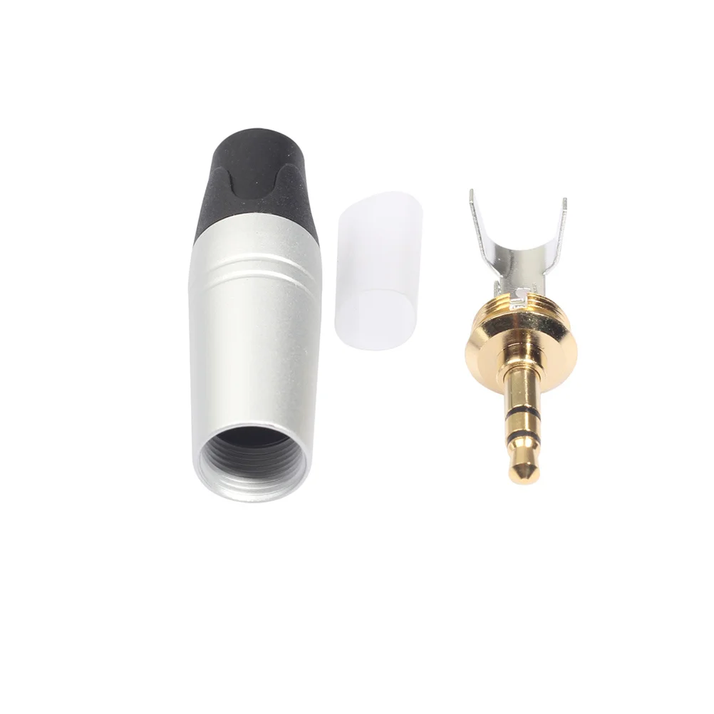 

5Pcs 3.5mm Audio Plug Gold-Plated Headphone Jack Replacement for High-Quality Sound in Car Aux Extension Cables