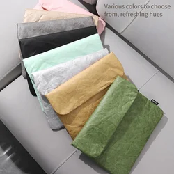 28x21cm Vintage/Retro Style Tyvek Paper Tablet Sleeve Case, Bag for iPad, iPad Pro, Water Repellent, Scrapbooking Stickers Bags