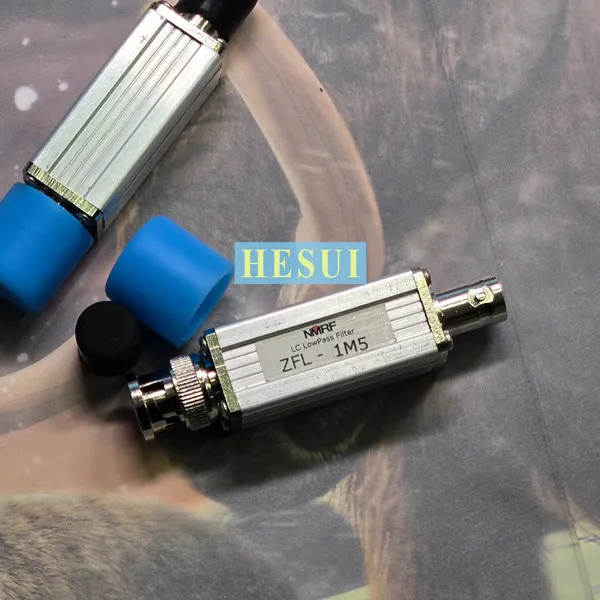1.5MHz BNC interface low pass filter, LC discrete component fabrication, compact