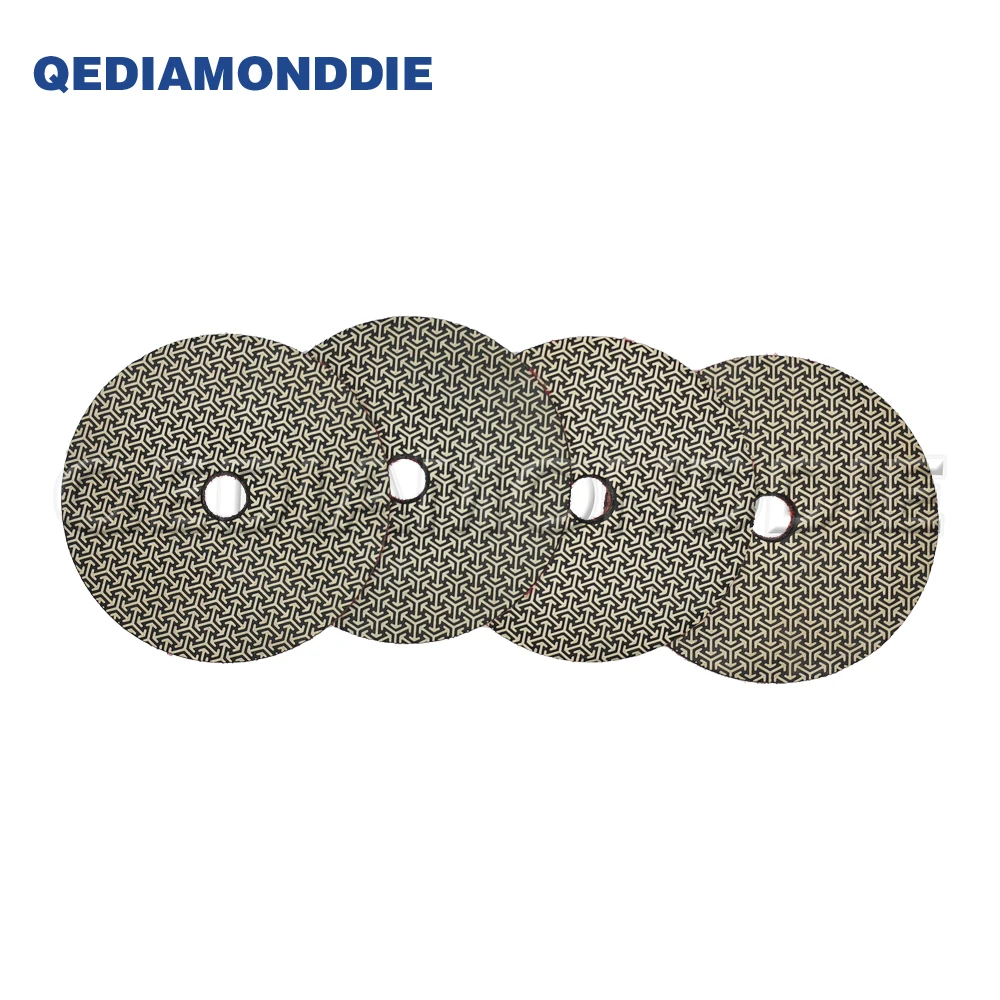 2-6 Inch Electroplated Diamond Polishing Pads For Stone Ceramic Glass Flexible Grinding Discs Wholesale