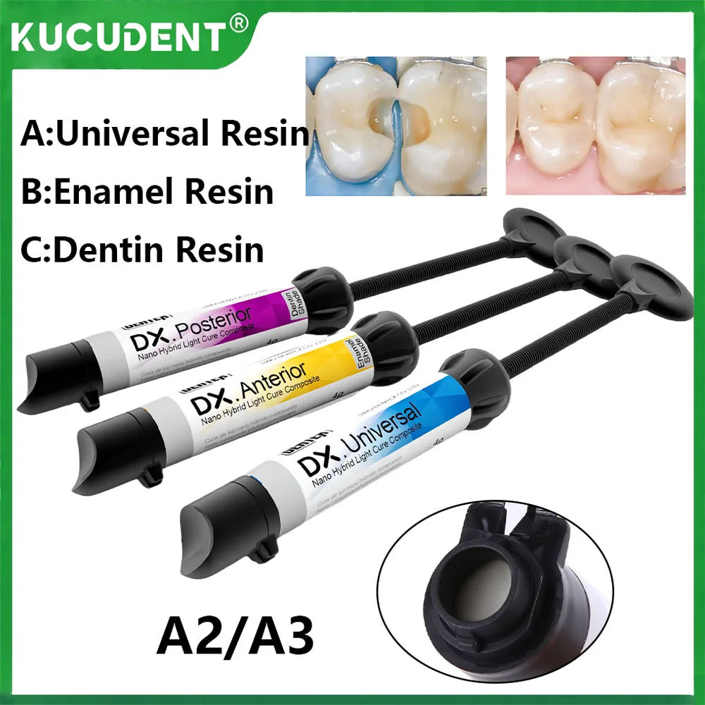 4g/Pc Dentex Dental Nano Hybrid Universal Composite Resin Light Cure Bonding Orthodontic Adhesive Bond Agent Acid Etching Gel