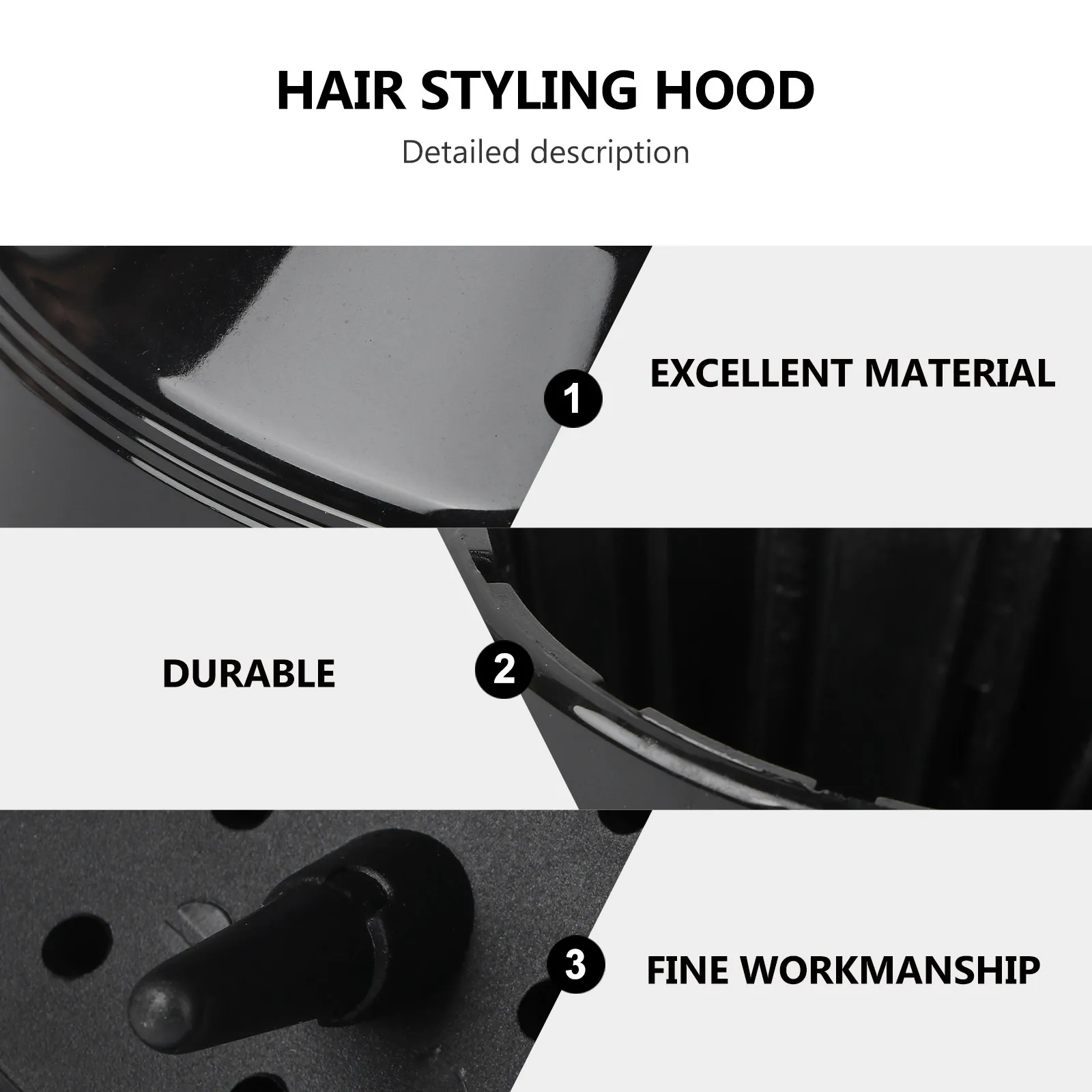 

Насадка-диффузор для фена (1 шт.), черная, простой дизайн, для домашнего и салонного использования, равномерное распределение воздуха, АБС-пластик