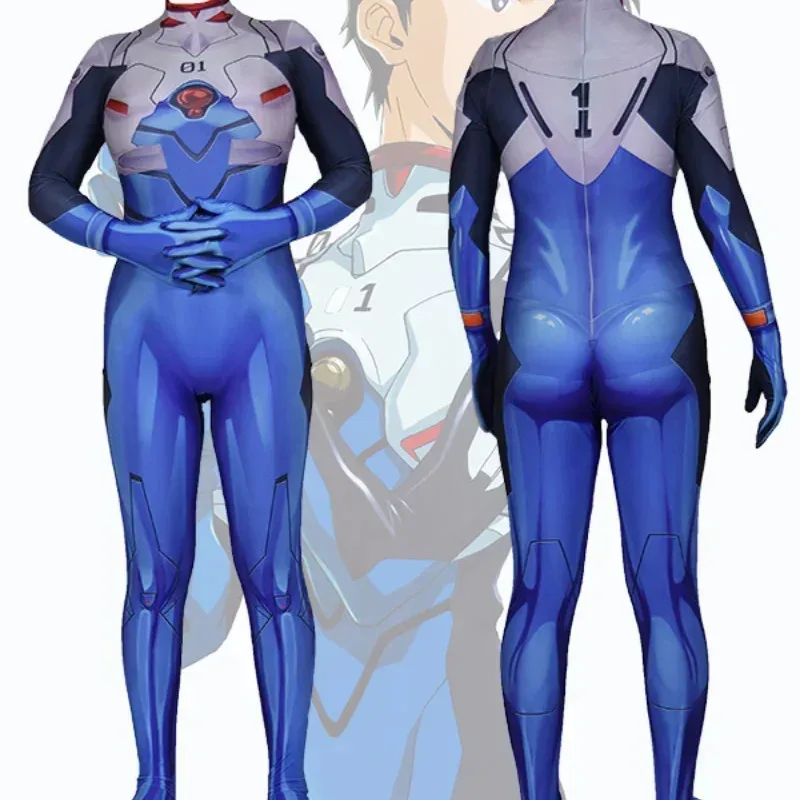 EVANGELION Ayanami Rei Costume Cosplay Anime Asuka Calzamaglia Tute Halloween Natale Cos Gioca Tuta per Uomo Donna Vestiti