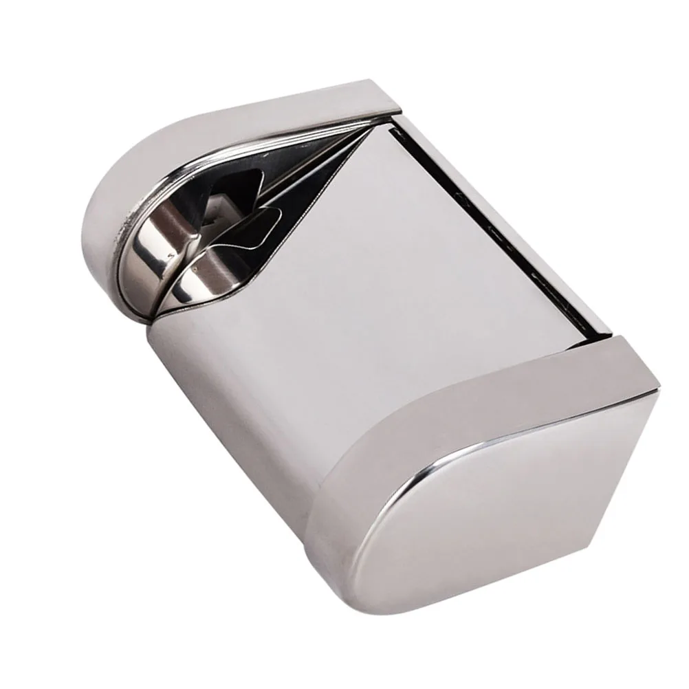 

Stainless Steel Tissue Holder Bathroom Paper Towel Rack Home Storage Shelf Roll Stand Dry Clean