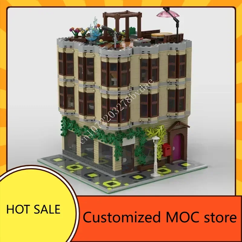 

2515 шт. Just Like Heaven House MOC Streetview пазлы CityArchitecture креативные игрушки на Рождество и день рождения подарки для детей в возрасте