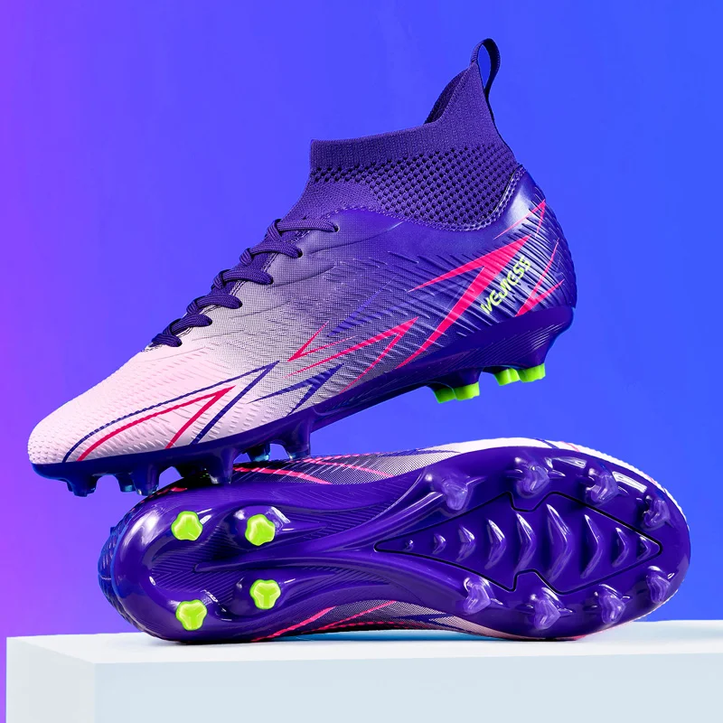 Scarpe da calcio professionali Scarpe da calcio da uomo Scarpe da ginnastica per sport all'aria aperta per società per adulti Tacchetti da calcio Calcio da allenamento ultraleggero