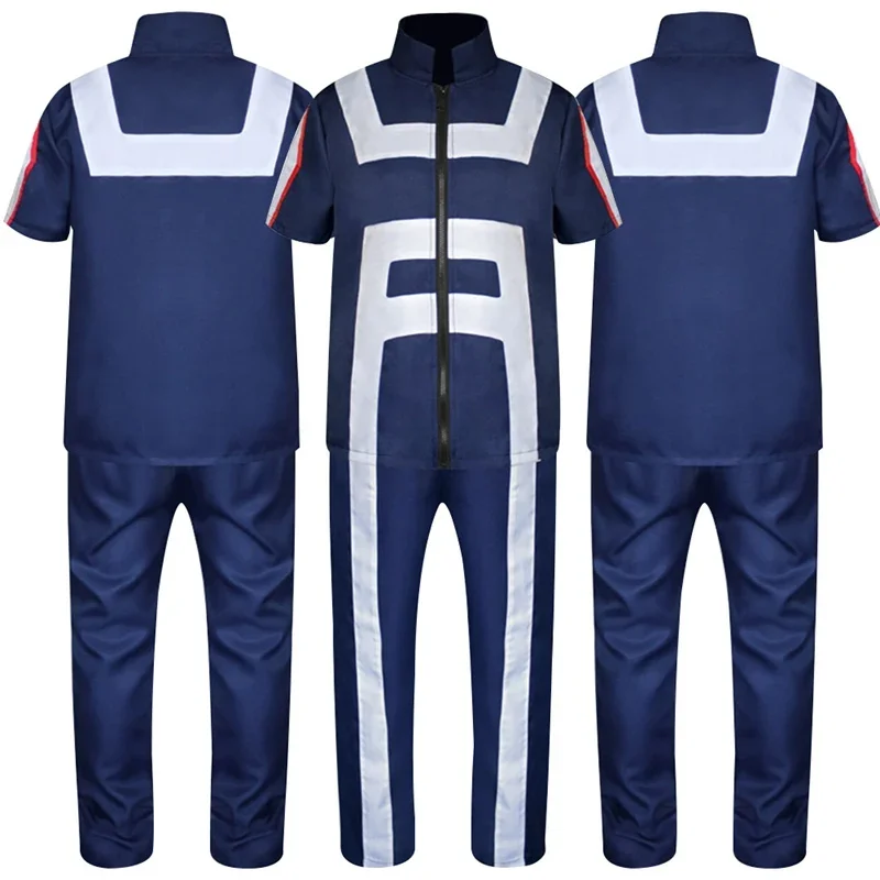 

Anime Boku no Hero Academia Bakugou Katsuki Iida Tenya Todoroki Shouto Cosplay Costume My Hero Academia Sportswear Tops + Pants