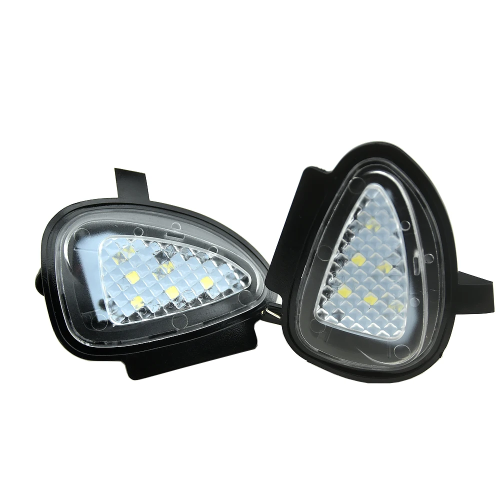 

2x Error Free White Led Under Side Mirror Puddle Light Courtesy Lamp For VW Passat B7 Golf 6 GTI Golf Cabriolet Touran 1T3