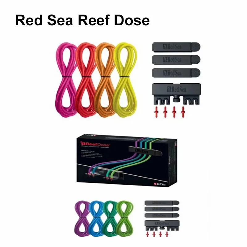 

Red Sea ReefDose Wireless Dosing Pump Accessories Kit (Red/Yellow) & (Blue/Green) Tube Organizer Clip 4 Tube Holder