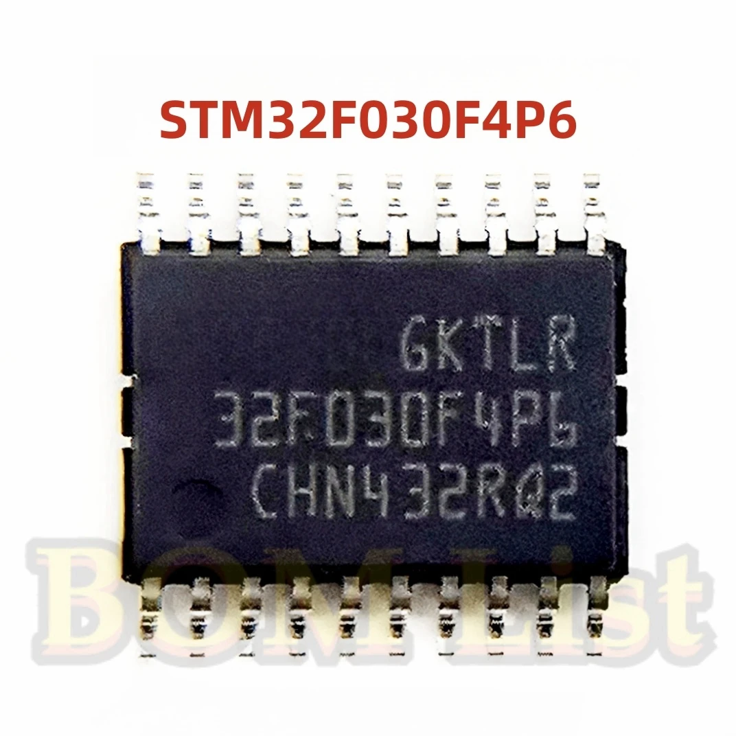 STM32F030F4P6 STM32F0 Microcontroller IC 32-Bit Single-Core 48MHz 16KB FLASH 20-TSSOP