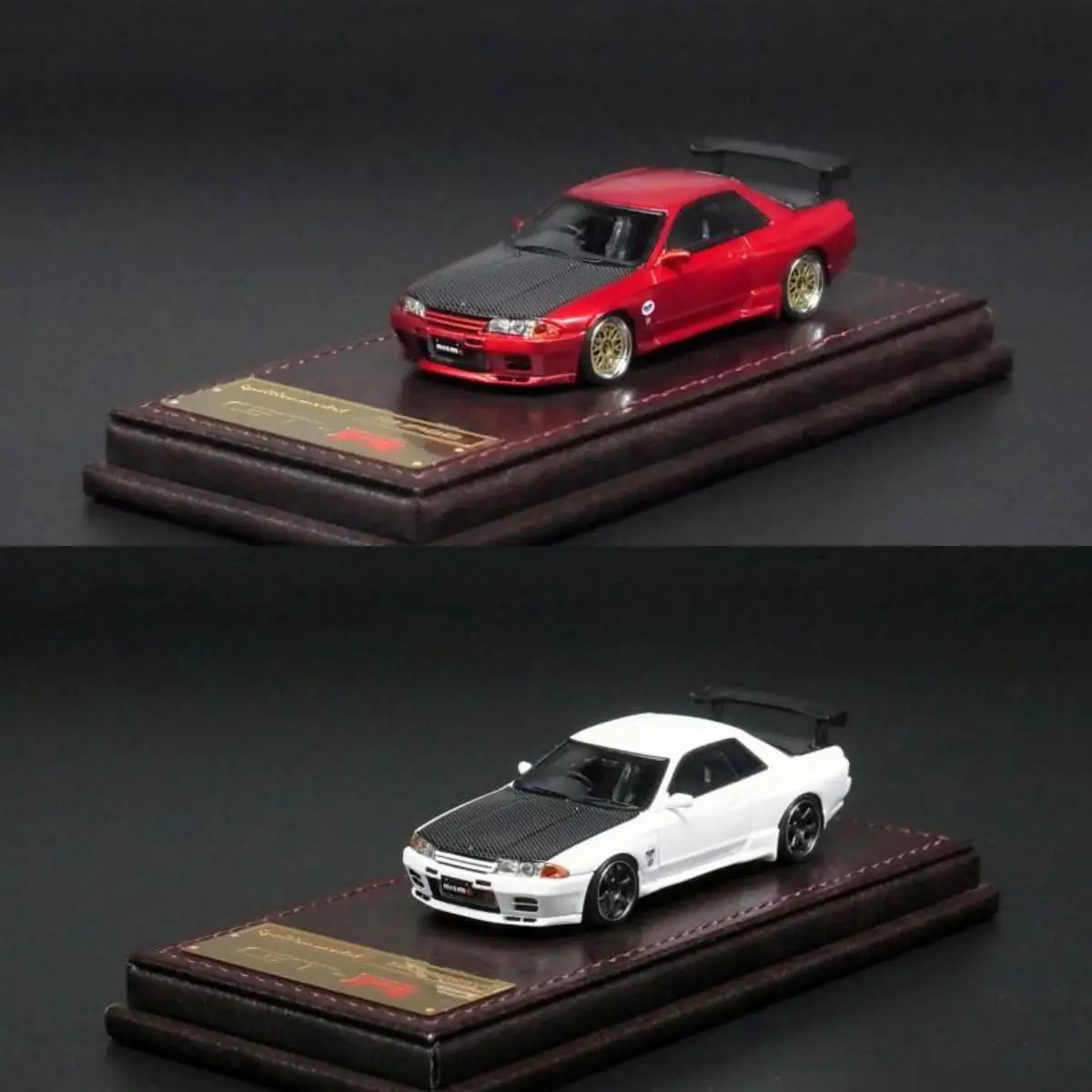 IG 1:64 R32 Skyline Golden Box JDM Simulation Limited Edition Resin Metal Static Car Model Toy Gift