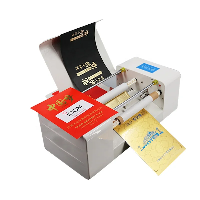 360A Automatic Digital Ribbon Foil Printer Low Temperature Hot Stamp Machine Labor Saving Heat Press   for No Plate Printing