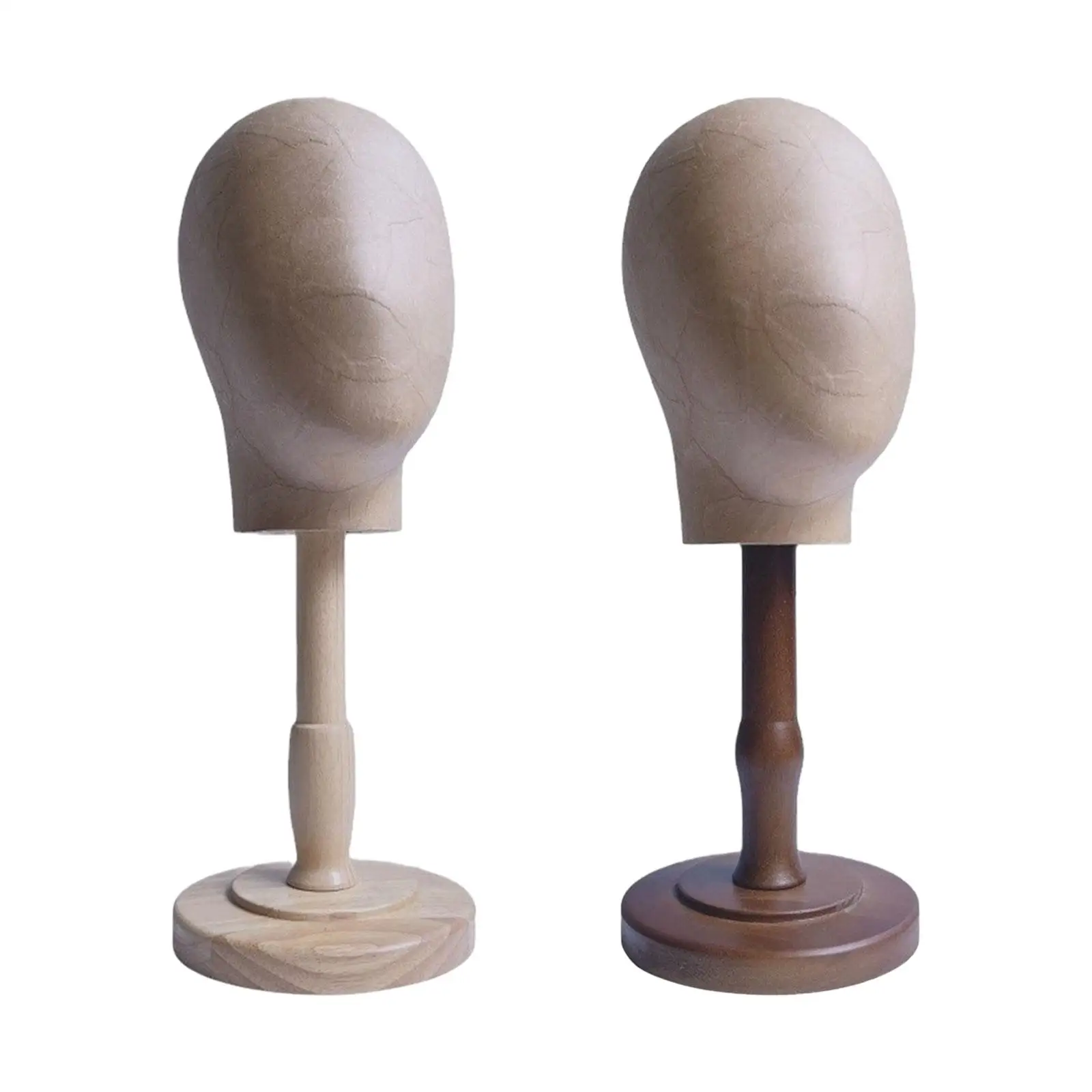 Wig Display Head, Mannequin Head Model with Base, Hat Display Stand, Tabletop Display Rack for Hairdresser Training