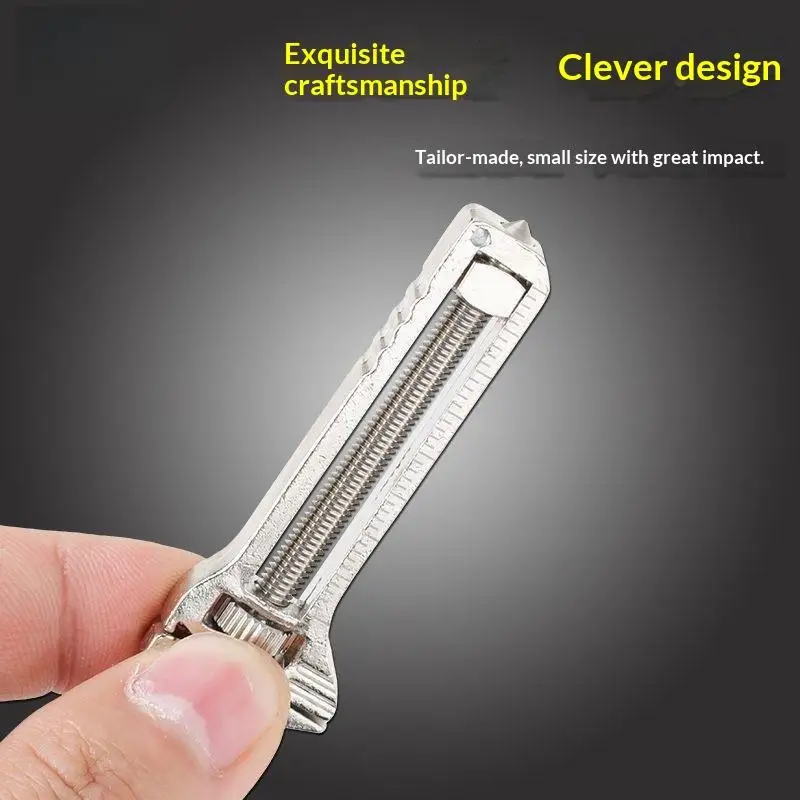 1PC EDC Compact Multi Tool Keychain Pocket Knife Screwdriver Set For Camping Survival Outdoor Use