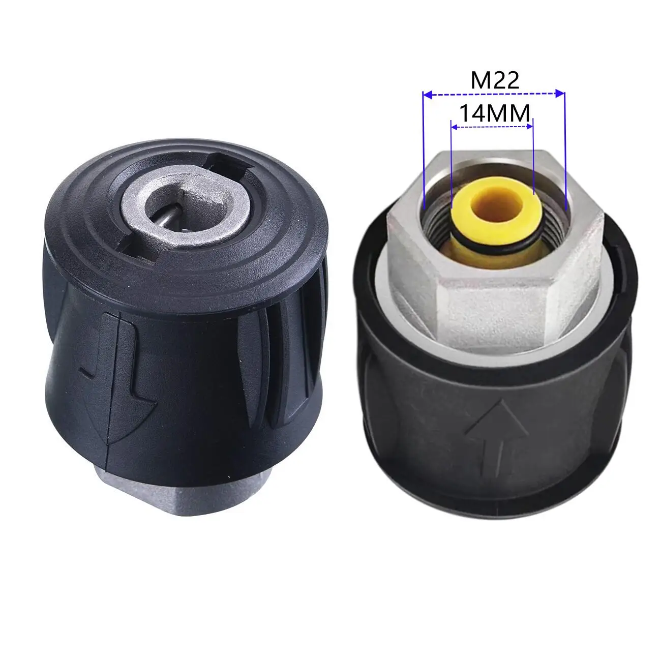 Converter Adaptor For Karcher K2 K3 K4 K5 K6 K7 Hose To Wash Gun With M22 14mm Fitting Thread