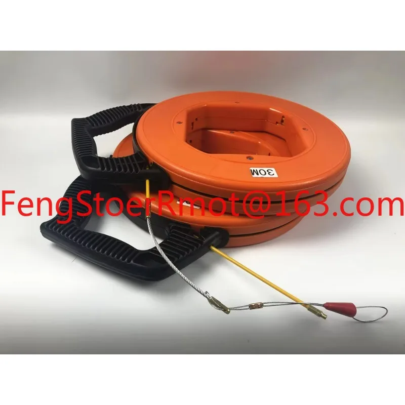 Fiberglass fish belt electric cable running pole
