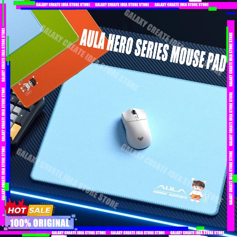 

Aula Hero Series Mouse Pad 5mm Thickness XSOFT Softness Submerged Ultra Narrow and Fine Lock Edge Blended Composite Fiber Cloth