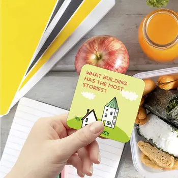 60張笑話卡片,午餐盒便條卡,學生勵志趣味雙關語卡片,課堂迷你便條明信片 10 最佳銷售 激勵卡片 - №1