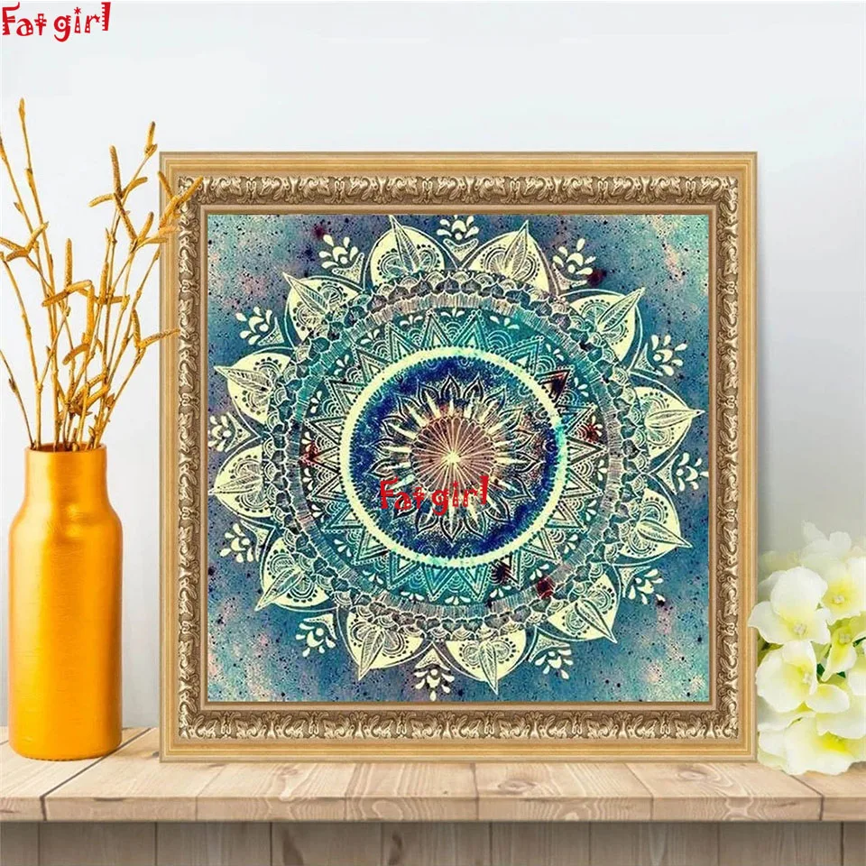 Pittura diamante 5d fai da te Mandala diamante ricamo punto croce immagini di fiori di strass mosaico fatto a mano trapano completo Decor