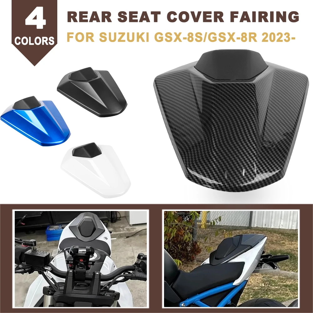 

New Motorcycle Rear Seat Cover Tail Passenger Pillion Fairing Cowl Back Seat Cover For Suzuki GSX-8S GSX-8R GSX 8S 8R 2023 2024