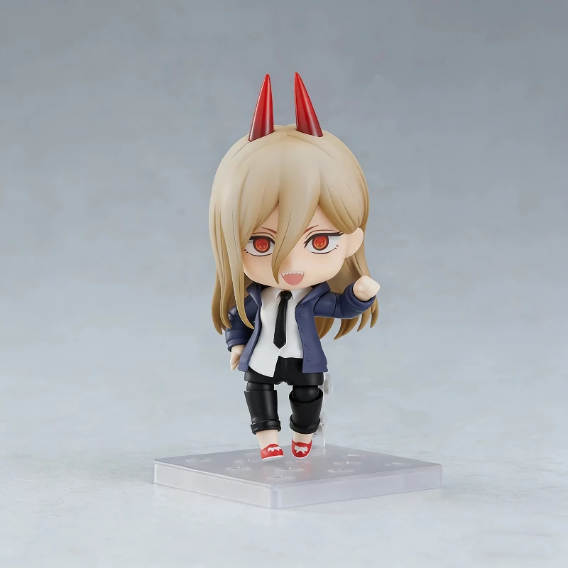 10 cm Chainsaw Man Power Q Versie Nendoroid Action Figure Verwisselbare Gezicht Anime Figuur PVC Model Speelgoed Met Stand Decor gift