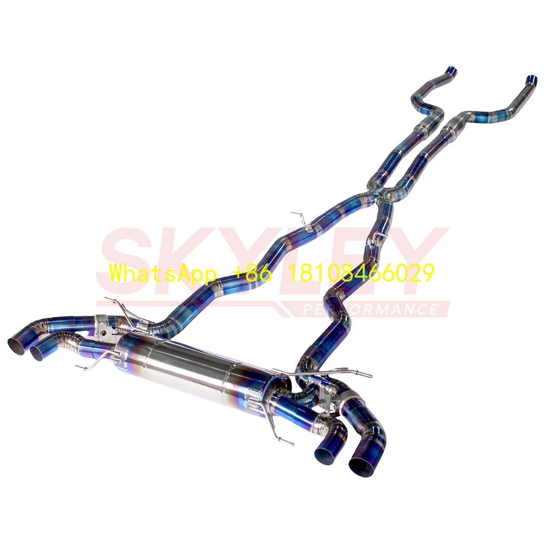 نظام عادم Skyley Valvetronic Catback عالي الأداء من التيتانيوم لعادم Bmw M760