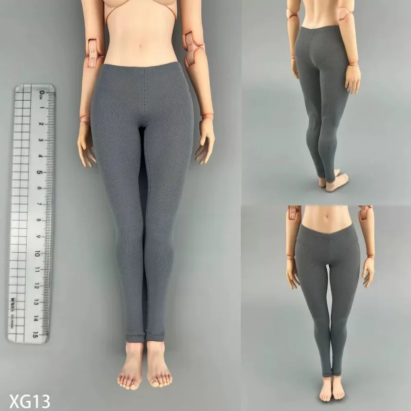 XRF XG013 1/6 Scale Elastic Leggings Fitness Yoga Pants Clothes Model Fit 12'' Female Soldier Action Figure Body