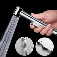 Adjustable Hygienic Stainless Steel Shower Head Toilet Douche Bidet Handheld Hose Spray Muslim Shattaf Sprayer Kit
