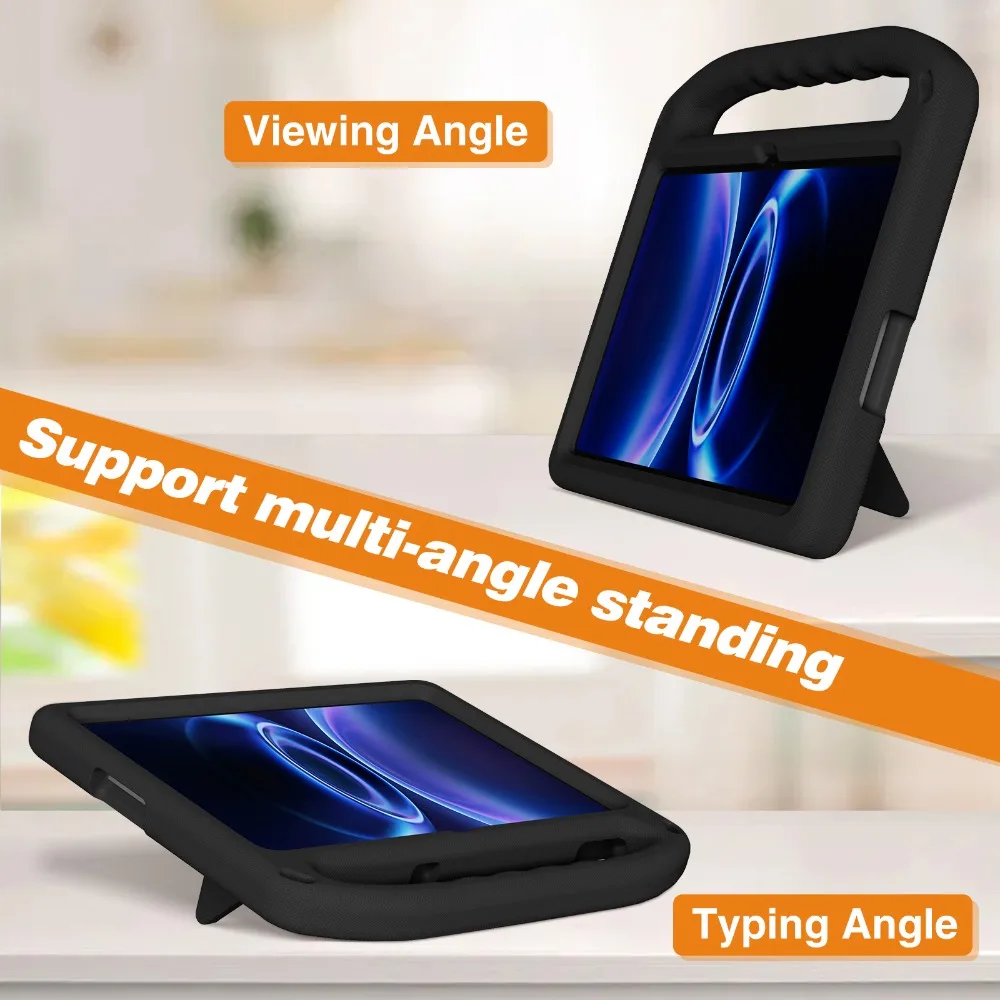 Etui na tablet Xiaomi Redmi Pad 2 9.7 Pad 9.7 4G 9.7" 24090RPBC4 POCO C Pad, pełne etui ochronne z pianki EVA, odporne na wstrząsy, miękkie. — zdjęcie produktu 3