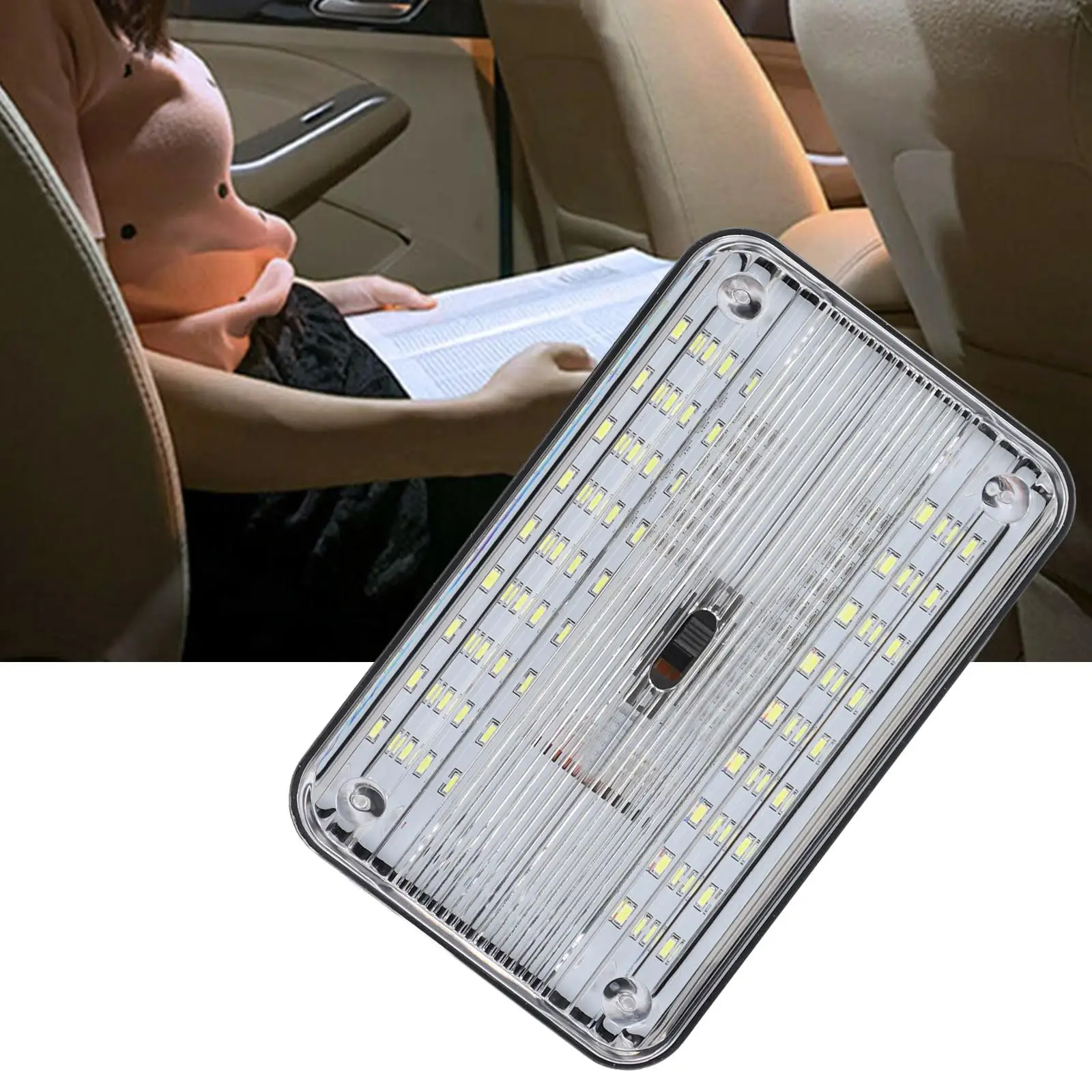 White 1 for x Car Roof for Light 4 for x Mount Screws Car Vehicle Interior ON-OFF-DOOR Reading Light Brand new High quality