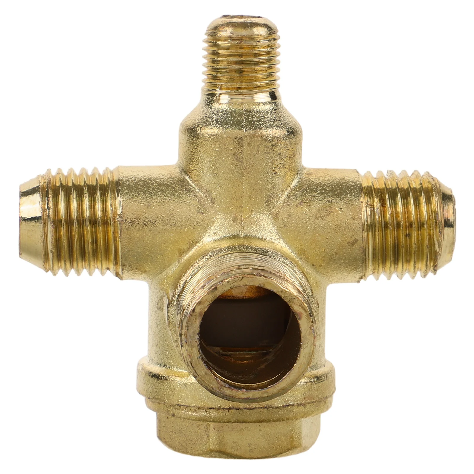 

Air Compressor Accessories Valve Accessory Check Tube Connector Threaded 4 Ways Tool