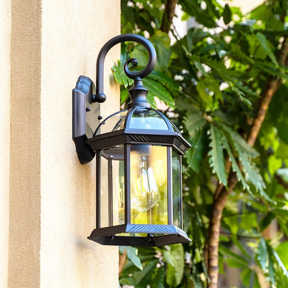 Waterproof Exterior Wall Lamp For Villa Garden Patio Porch Outdoor Lighting Fixture Modern Waterproof Wall Sconce Light