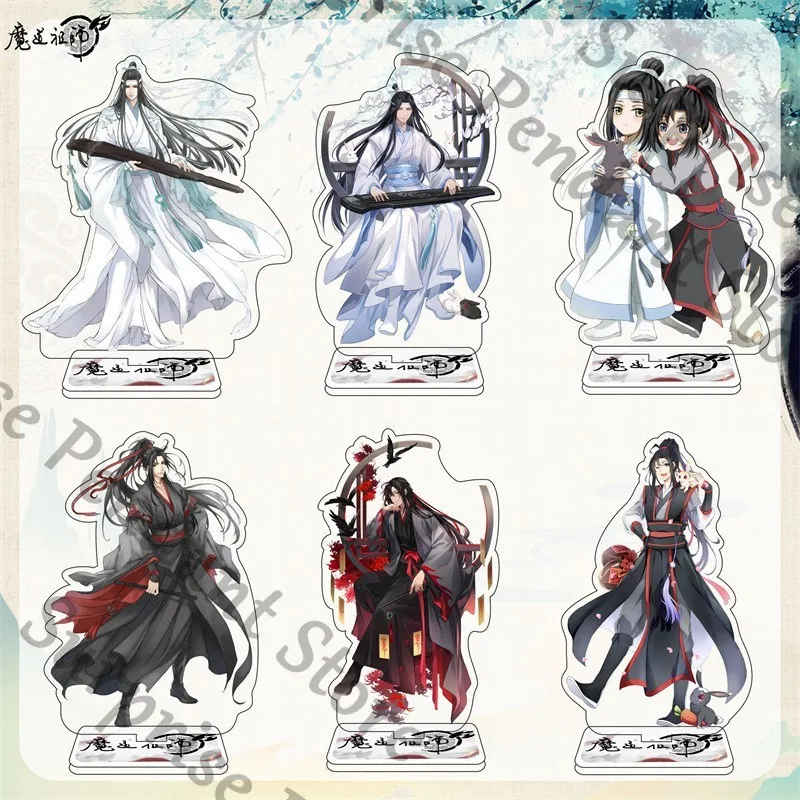 

Grandmaster of Demonic Cultivation аниме WeiWuXian LanWangJi акриловый стоячий знак квадратный элемент настольный орнамент