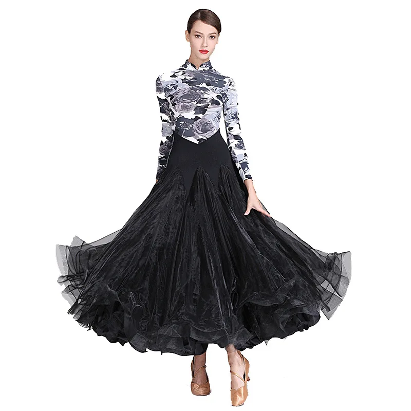 Customized Modern Dance Dress 1870 National Standard Dance Skirt Waltz Grand Swing Long Dresses for Women