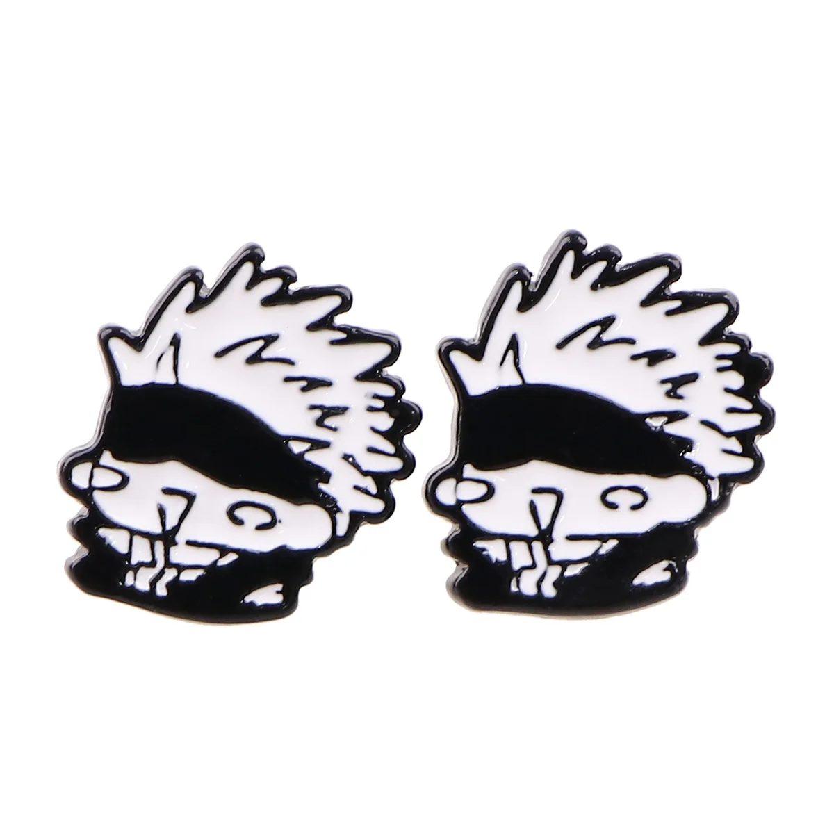 Japanese Piercing Cool Earrings Cartoon Anime Stud Earrings for Women Girls Kids Fashion Jewelry Gifts Accessories Wholesale