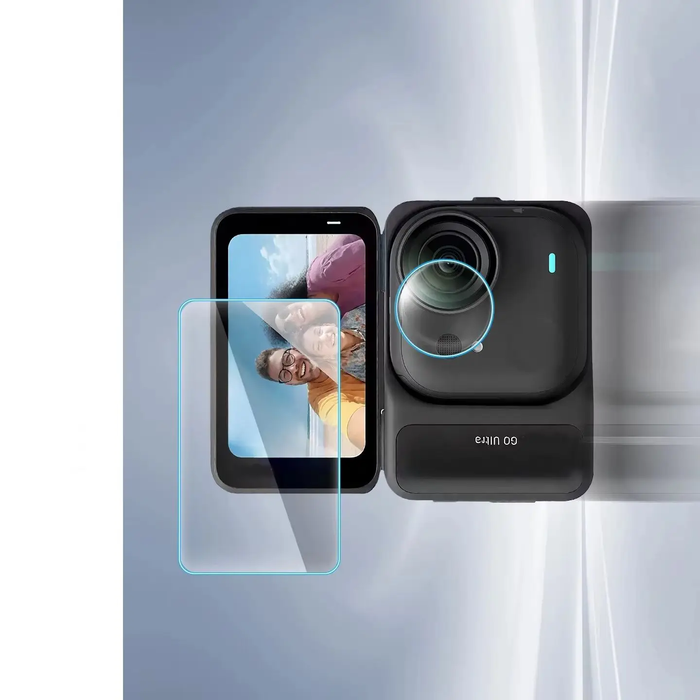 

For insta360 go ultra HD Tempered Glass Screen Protector for insta360 go ultra camera