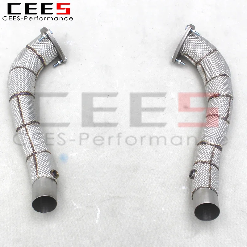 CEES  Tuning Performance Stainless Steel Straight Header Exhaust For Ferrari California 4.3L 2009-2014