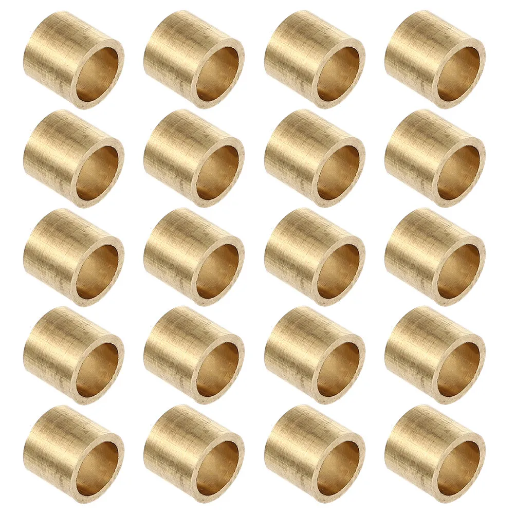 

20Pcs Brass Cue Ferrules for Pool Snooker Billiards Replacement Ferrule Tubes Professional Grade Impact Resistant Consistent